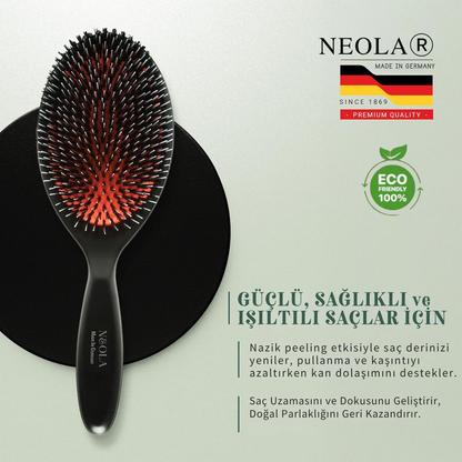 Şampuansız Saç Fırçası %100 Ardıç Kılı